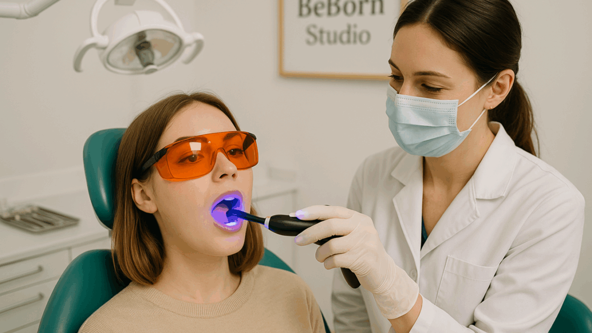 Tooth whitening in Bandra in BeBorn Dental Clinic